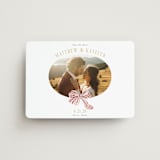 "Ruban en Fleur" - Save the Dates in Rose by Itsy Belle Studio - Magnet Front