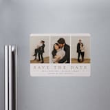 "Elegant Trio" - Save the Dates in Sand by Nicole Walsh - Magnet Front