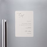 "Corner" - Save the Dates in Linen by Kelly Schmidt - Front