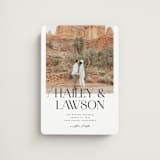 "Photographie" - Save the Dates in Noir by Christie Garcia - Magnet Front