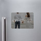 "Horizon Line" - Save the Dates in Pearl by Olivia Goree - Front