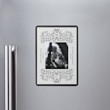 "Ornate sketched frame" - Save the Dates in Latte by Jackie Crawford - Front