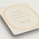 "Bocce" - Save the Dates in Melon by Megan Davis - Detail
