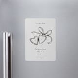 "Heart Shaped Locket" - Save the Dates in Ink Wash by Ani Somi - Front