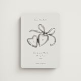 "Heart Shaped Locket" - Save the Dates in Ink Wash by Ani Somi - Magnet Front