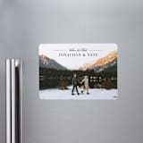 "centered" - Save the Dates in Onyx by Jennifer Postorino - Front