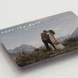 "Typographic Header" - Save the Dates in Cotton by Stacey Meacham - Detail