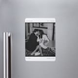"Photosnap" - Save the Dates in Onyx by Pixel and Hank - Magnet Front