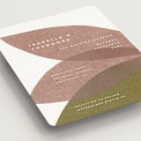 "Mod Collage" - Save the Dates in Dusty Rose by Carrie Moradi - Detail