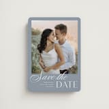 "Classic Manor" - Save the Dates in French Blue by Stacey Meacham - Magnet Front