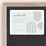 "Deco Do" - Save the Dates in Sky by Shari Margolin - Front