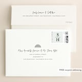 "Deco Do" - Save the Dates in Sky by Shari Margolin - FREE Recipient Addressing