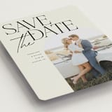 "Penelope" - Save the Dates in Ecru by Morgan Kendall - Detail