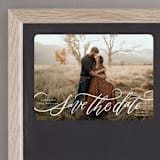 "Flourished Love" - Save the Dates in Cloud by Wildfield Paper Co - Front