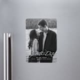 "Subtle Rise" - Save the Dates in Snowfall by Lauren Chism - Front