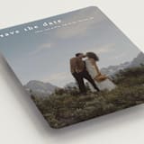 "Typographic Header" - Save the Dates in Cotton by Stacey Meacham - Detail