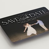 "Novella" - Save the Dates in Pearl by Brooke Chandler - Detail