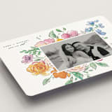 "Floral Pop" - Save the Dates in Vibrance Press by Itsy Belle Studio - Detail