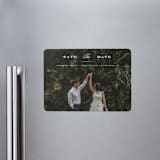 "Proper" - Save the Dates in Gown by Carolyn MacLaren - Magnet Front