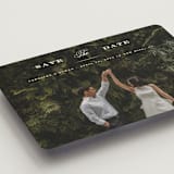 "Proper" - Save the Dates in Gown by Carolyn MacLaren - Detail