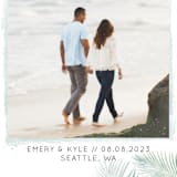 "Sunny Wedding" - Save the Dates in Seafoam by My Splendid Summer - Detail