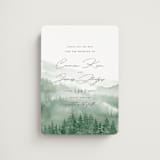 "Over the mountains" - Save the Dates in Fern by Helen Halik - Magnet Front