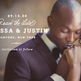 "Timeless" - Save the Dates in White by Oscar and Emma - Karly Depew - Detail