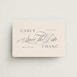 "Soirée" - Save the Dates in Blush by Lori Wemple - Magnet Front