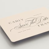 "Soirée" - Save the Dates in Blush by Lori Wemple - Detail