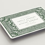 "Block Print Frame" - Save the Dates in Fern by Katharine Watson - Detail