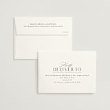 "Everly" - Save the Dates in Snow by Hooray Creative - FREE Recipient Addressing
