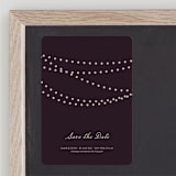 "Midnight Vineyard" - Save the Dates in Eggplant by Design Lotus - Front