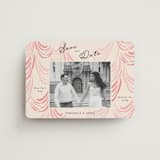 "Velvet Cherry" - Save the Dates in Blush by Sarah Rosenthal - Front