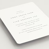 "A Thousand Years" - Save the Dates in Classic White by Design Lotus - Detail