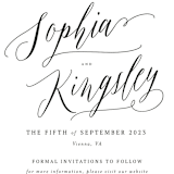 "Nothing Compares To You" - Save the Dates in Cream by Design Lotus - Detail