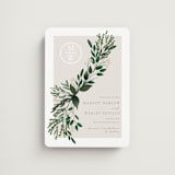 "Watermark" - Save the Dates in Taupe by Kaydi Bishop - Magnet Front