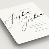 "Crescendo" - Save the Dates in Snow by Griffinbell Paper Co. - Detail