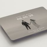 "Classic Big Date" - Save the Dates in Moonstone by Lucrecia Caporale - Detail