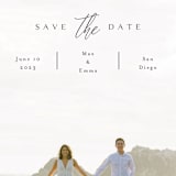 "the announcement" - Save the Dates in Onyx by Kasia Labocki - Detail