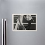 "Nonnette" - Save the Dates in Vanilla by Blustery August - Magnet Front