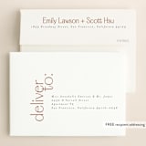 "Names" - Save the Dates in Rust by Itsy Belle Studio - FREE Recipient Addressing