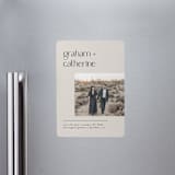 "Modern lines" - Save the Dates in Natural by Leah Ragain - Front
