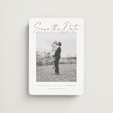 "Flash Dance" - Save the Dates in Ivory by AK Graphics - Magnet Front