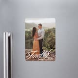 "Finally Getting Married" - Save the Dates in Cotton by Jill Means - Front
