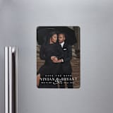 "And here we are" - Save the Dates in Marble by Lea Delaveris - Front