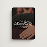 "Layover" - Save the Dates in Almond by Erin L. Wilson - Magnet Front