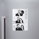 "snapshot" - Save the Dates in Ink by Hudson meet Rose - Magnet Front