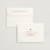 "Love Note" - Save the Dates in Latte by Helena Vitto - FREE Recipient Addressing
