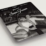 "Vintage Trip" - Save the Dates in Snow by Inkblot Design - Detail
