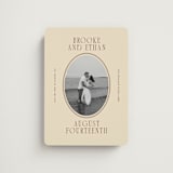 "Ethan" - Save the Dates in Buttercream by Angela Garrick - Front